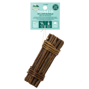 Willow bale for rodents from Oxbow Enriched Life.