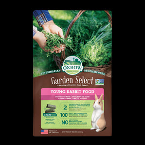 Nourriture pour jeune lapin Oxbow Garden Select. 1,8 kg.