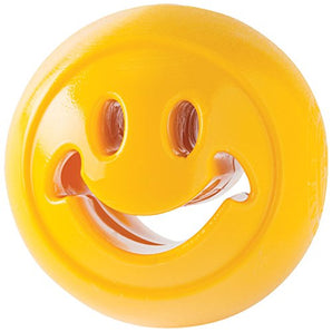 NOOKS YELLOW HAPPINESS rubber dog toy from PLANET DOG. Yellow color.
