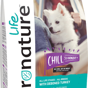 Pronature Life dry dog ​​food. Formula for all breeds and life stages. Boneless turkey recipe. Format choice.