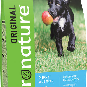 Pronature Original dry puppy food. Chicken recipe with oats. Format choice.