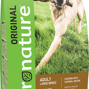 Pronature Original dry food for large breed adult dogs. Chicken recipe with oats. 15kg