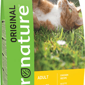 Pronature Original dry food for adult cats. Chicken recipe. Format choice.