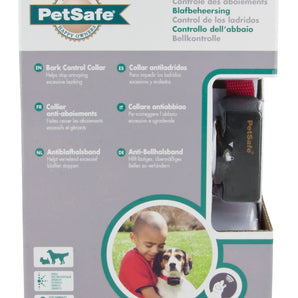 PetSafe 6 level electrostatic anti-bark collar.
