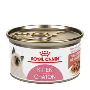 Nourriture en conserve pour chatons ROYAL CANIN. Fines tranches en sauce. 85 g.