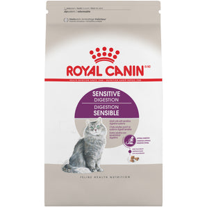 Royal Canin dry cat food. Sensitive digestion formula. Choice of formats.