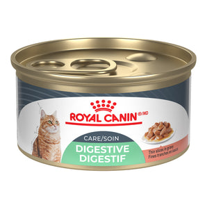 Nourriture en conserve ROYAL CANIN pour chats - Formule soin digestif. Fines tranches en sauce. 85 g.
