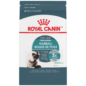 Royal Canin dry food for indoor cats. Hairball formula. Format choice.