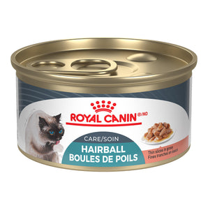 Nourriture en conserve ROYAL CANIN pour chats - Formule soin boules de poils. Fines tranches en sauce. 85 g.
