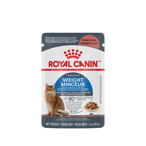 Nourriture en sachet pour chats ROYAL CANIN. Formule soin minceur. 85 g.