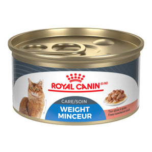 Nourriture en conserve ROYAL CANIN pour chats - Formule soin minceur. Fines tranches en sauce. 85 g.