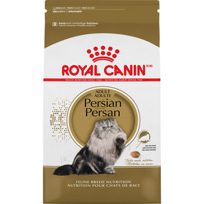 Royal Canin dry food for adult purebred cats. Persian cat formula. Format choice.