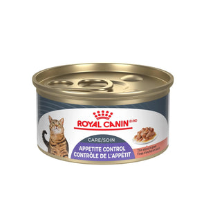 Nourriture en conserve ROYAL CANIN pour chats - Formule soin contrôle de l'appétit. Fines tranches en sauce. 85 g.