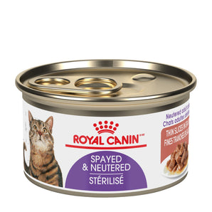 Nourriture en conserve ROYAL CANIN pour chats stérilisés - Fines tranches en sauce. 85 g.