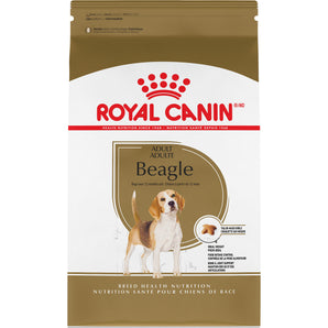 Royal Canin Beagle dry food for adult dogs. Weight maintenance formula. Special croquettes. Format choice.