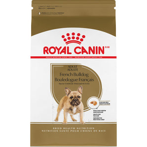 Nourriture sèche pour chiens adultes Bouledogue Français Royal Canin. Croquettes spéciales. Choix de format.