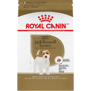 Nourriture sèche pour chiens adultes Jack Russell Terrier Royal Canin. Formule muscles et vitalité. Croquettes spéciales. Choix de format.