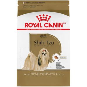 Royal Canin Shih Tzu dry food for adult dogs. Skin health formula. Format choice.