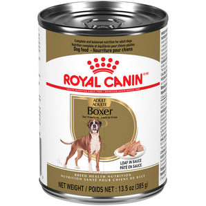 Nourriture en conserve ROYAL CANIN pour chiens de race Boxer. 385 g.