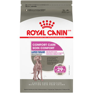 Nourriture sèche pour chiens de grande taille Royal Canin. Formule soin et confort. 13.61 kg