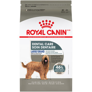 Nourriture sèche pour chiens de grande taille Royal Canin. Formule soin dentaire. 13.61 kg