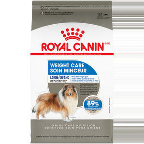 Royal Canin dry dog ​​food. Weight control formula. Format choice.