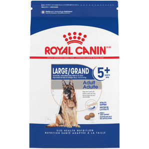 Royal Canin dry food for senior large breed dogs. Joint care formula.