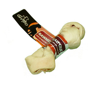 GABO dog treats. White leather bone. Choice of sizes.