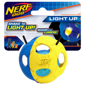 Nerf Dog Hitting Ball with LED Bulb, Small