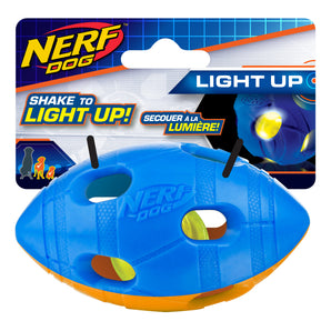 Ballon de football à frapper Nerf Dog contenant une ampoule à DEL, petit