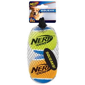 Balles de tennis sonores Nerf Dog, grandes, paquet de 2