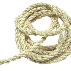 ZOO-MAX natural sisal rope. Bird toy. 6m x 0.32cm