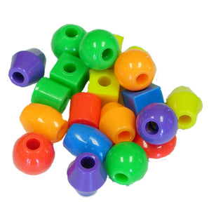 Assortment of 25mm colored plastic balls (20 units).