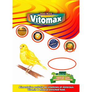 Nourriture enrichie pour Serins Zoo-Max VITOMAX. Choix de formats.