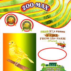 ZOO-MAX canary food. Maintenance formula. Choice of formats.