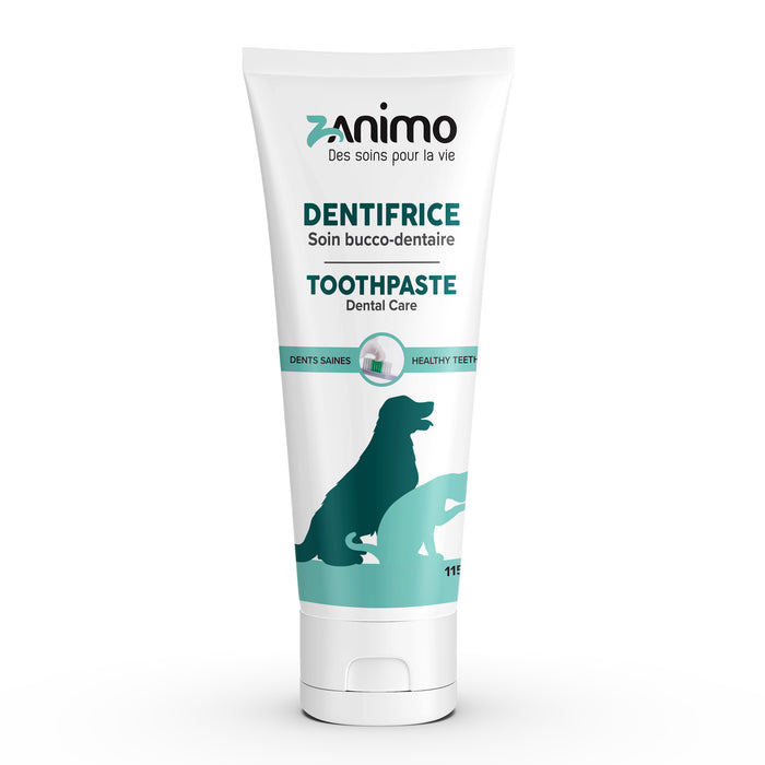 Zanimo DENTIFRICE - Soin bucco-dentaire pour chiens et chats. 115 g
