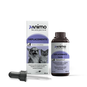 Zanimo HOME MOVEMENTS. For the balance of the nervous system during transport. Dogs and cats. 30ml