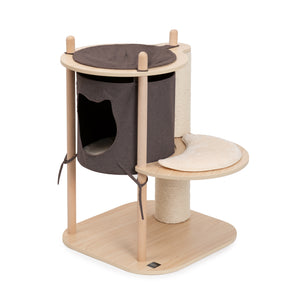 Condo-style cat furniture for cats from Vesper. 59x57x86cm