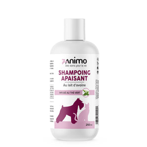 Zanimo SOOTHING SHAMPOO - With oat milk. For dogs and cats. Choice of formats.