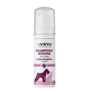 Zanimo FOAM SHAMPOO - Without rinsing - LAVENDER. For dogs and cats. 120ml